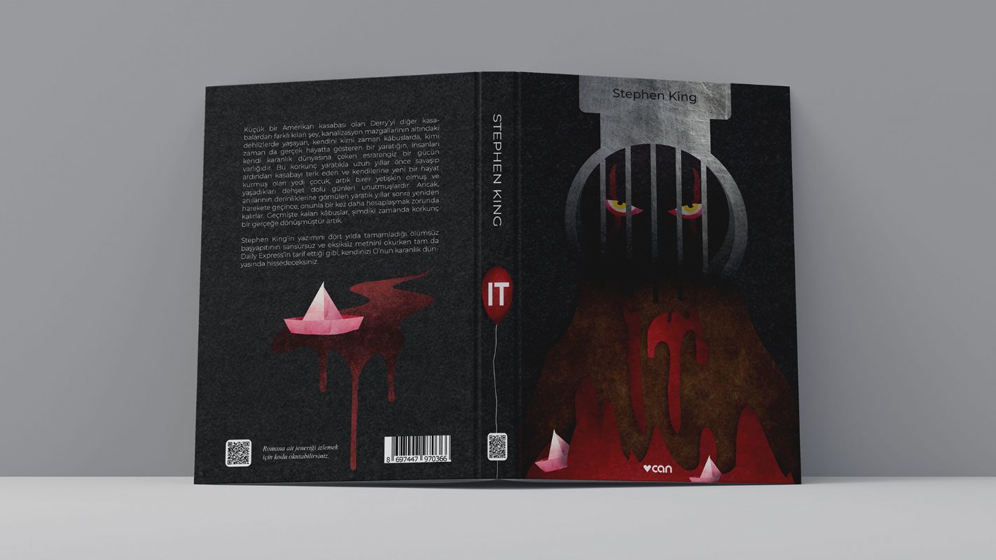 Stephen King It Book Cover Design