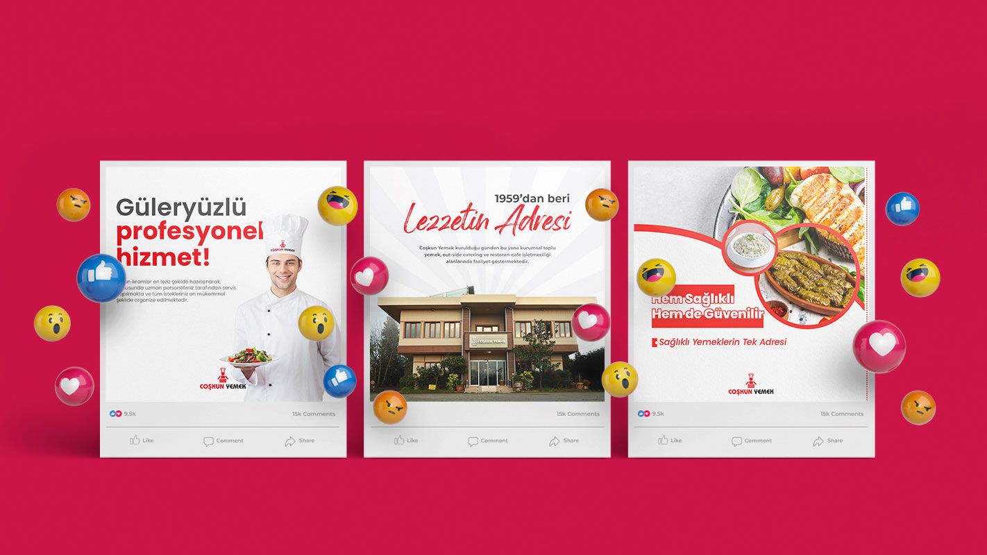 Coşkun Yemek Sosyal Medya Tasarımları